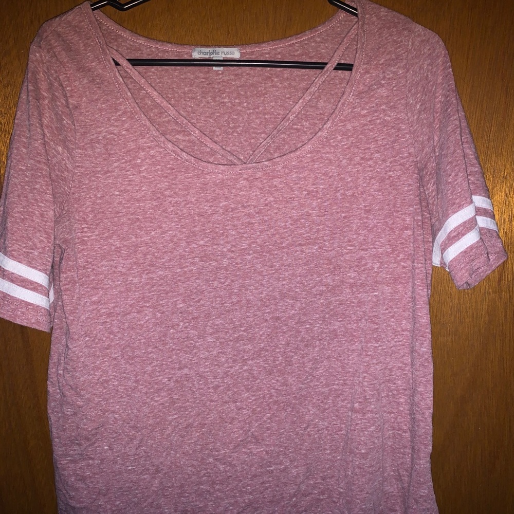 Pink Charlotte Russe shirt